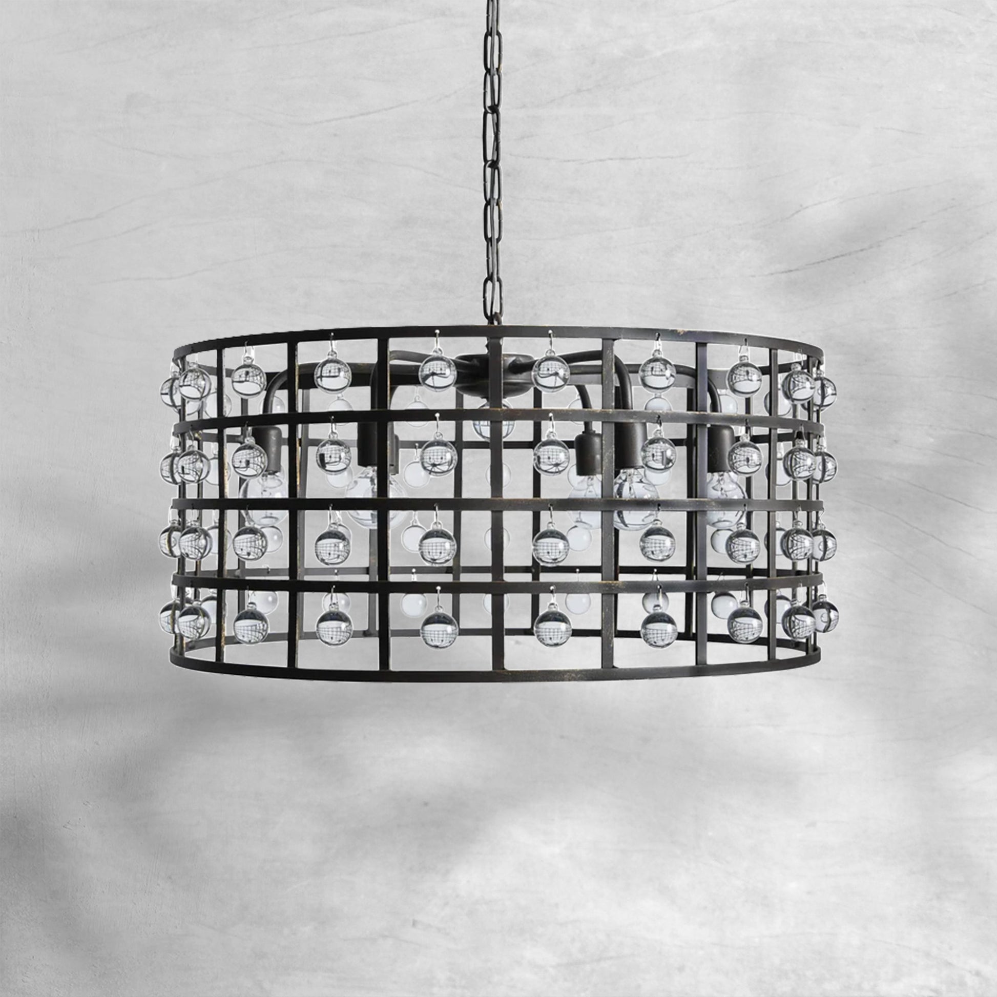 La Cage Round Chandelier - Camilalamps - CA - 636H411
