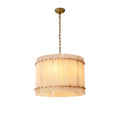 Marcus Alabaster Round Chandelier - Camilalamps - CA - RH - CH - 2552649