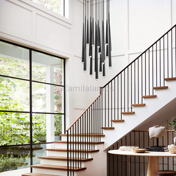 Alren Round Tubular Pendant Chandelier