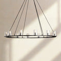 Pauillac Clear Glass Round Chandelier - Camilalamps - EDC-14