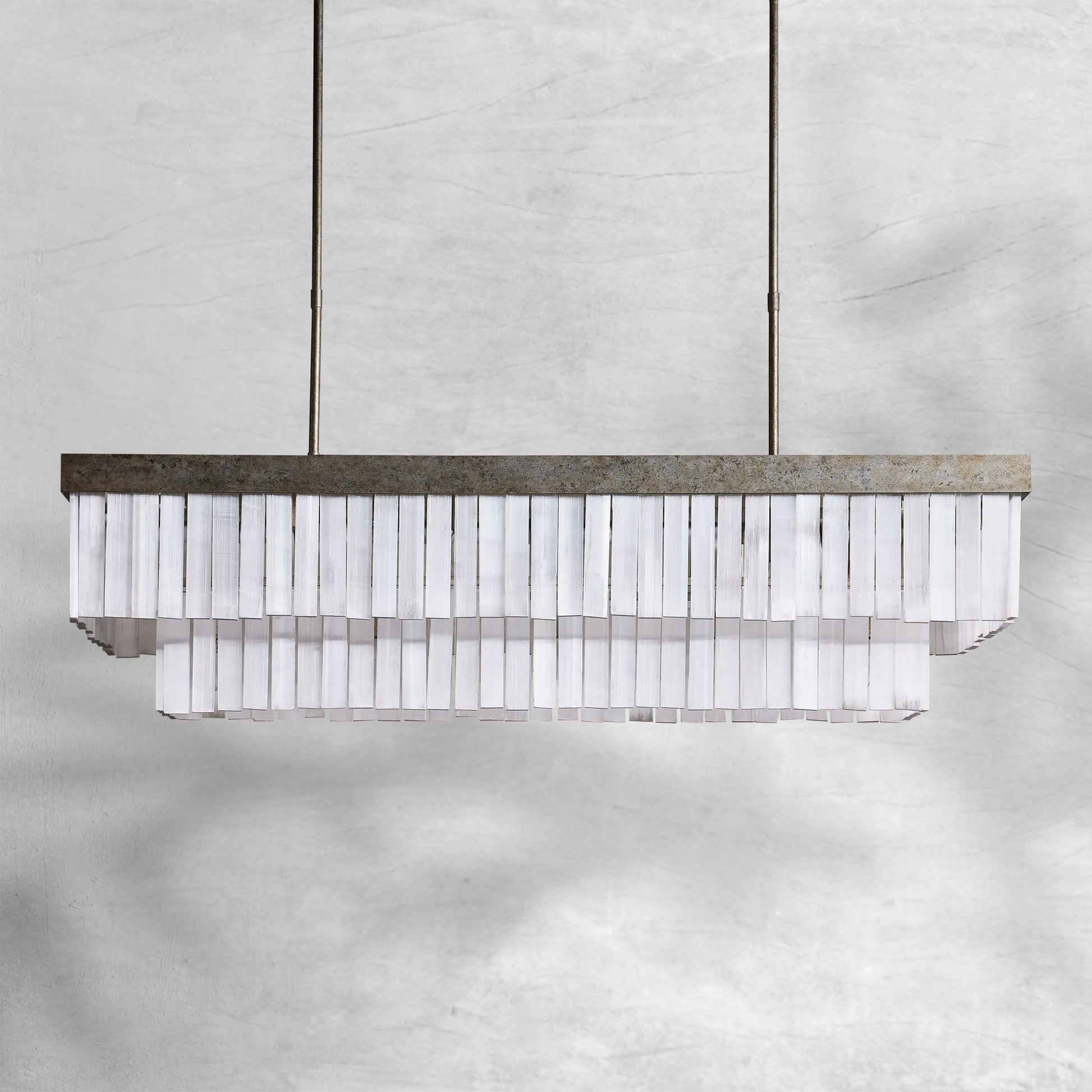 Cameron Rectangular Chandelier 49"59" - Camilalamps - CA - 2036H441