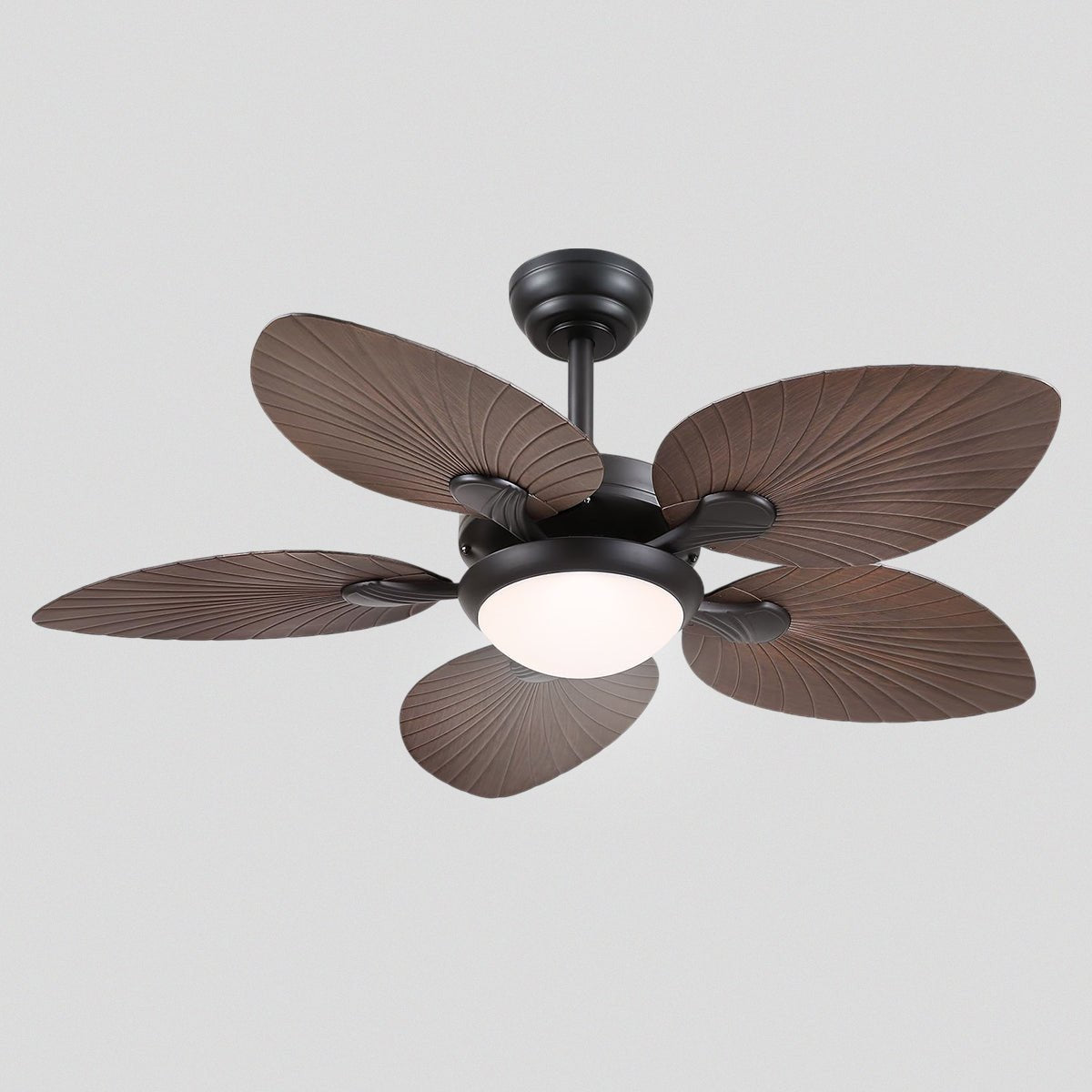 Retro Banana Leaf Shaped Blade Ceiling Fan Lamp 44" - Camilalamps - CA - 8230 - 44CZ - BJ