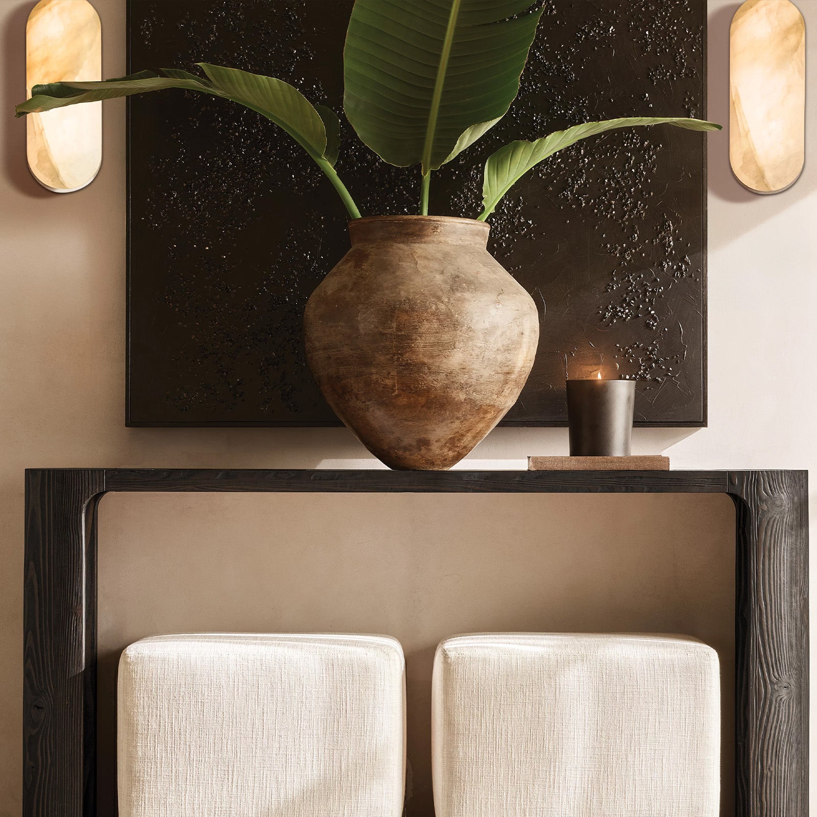 Rivaga Lisse Alabaster Sconce - Camilalamps - CAARHWS - 2561207