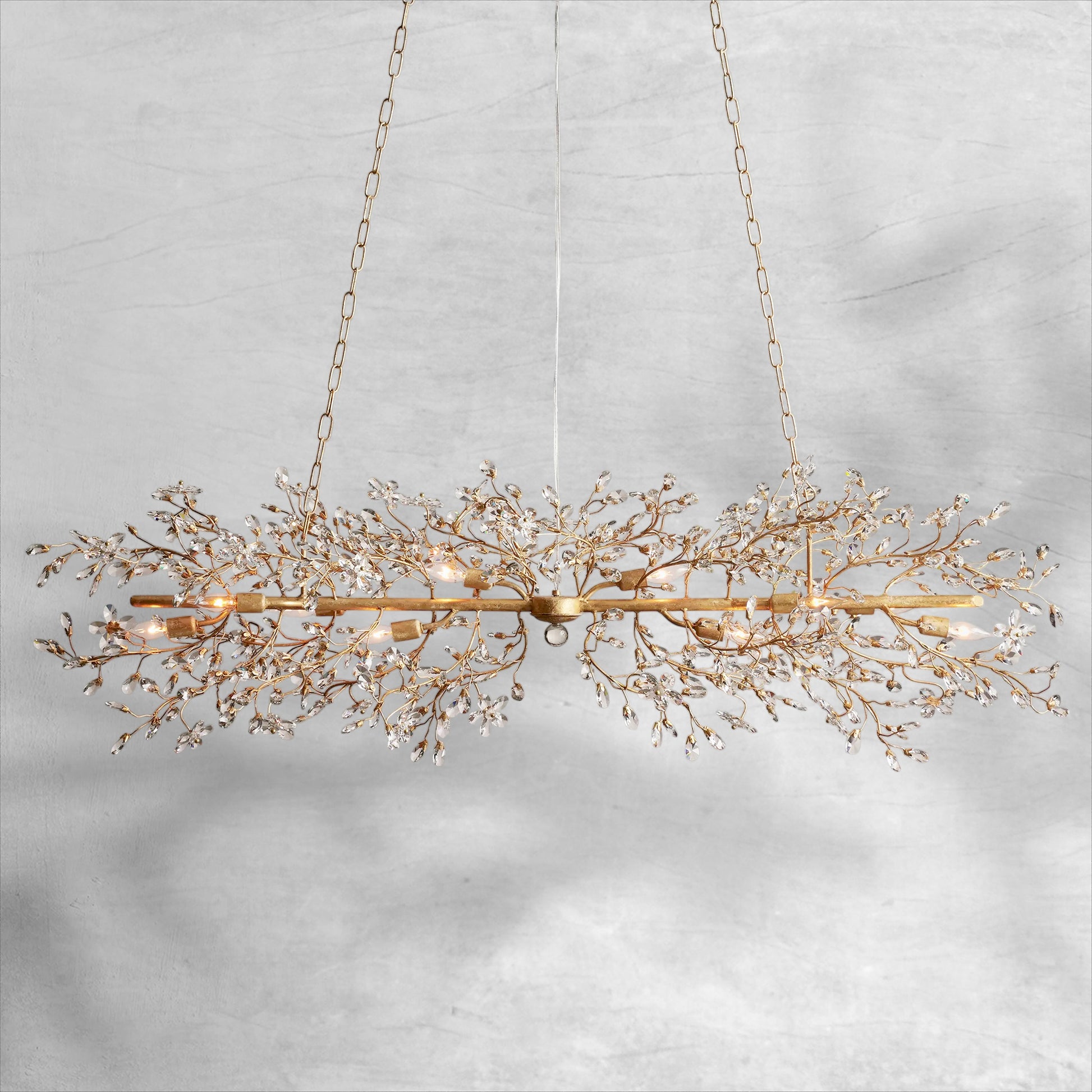Fiore Linear Chandelier 43"51"68" - Camilalamps - CA - 636H677