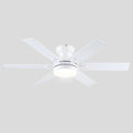 Modern Flush Mount Fans Light Ceiling Fans with Lights Black Low Profile Ceiling Fans 52“ - Camilalamps - CA - CFWL - 020