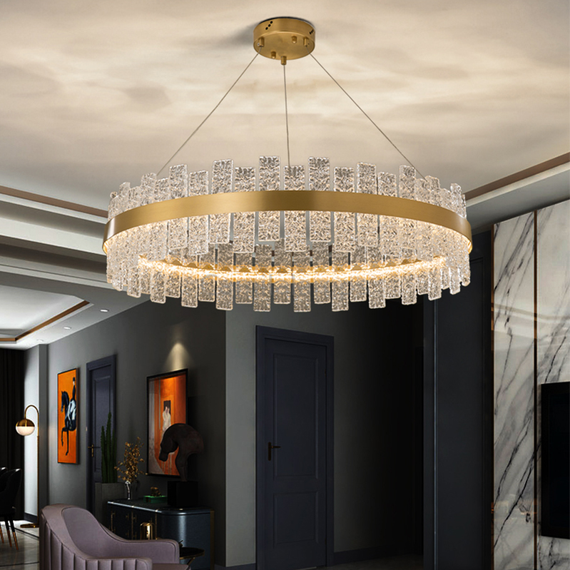 Mignon Post Modern Round Chandelier - Ineffable Lighting