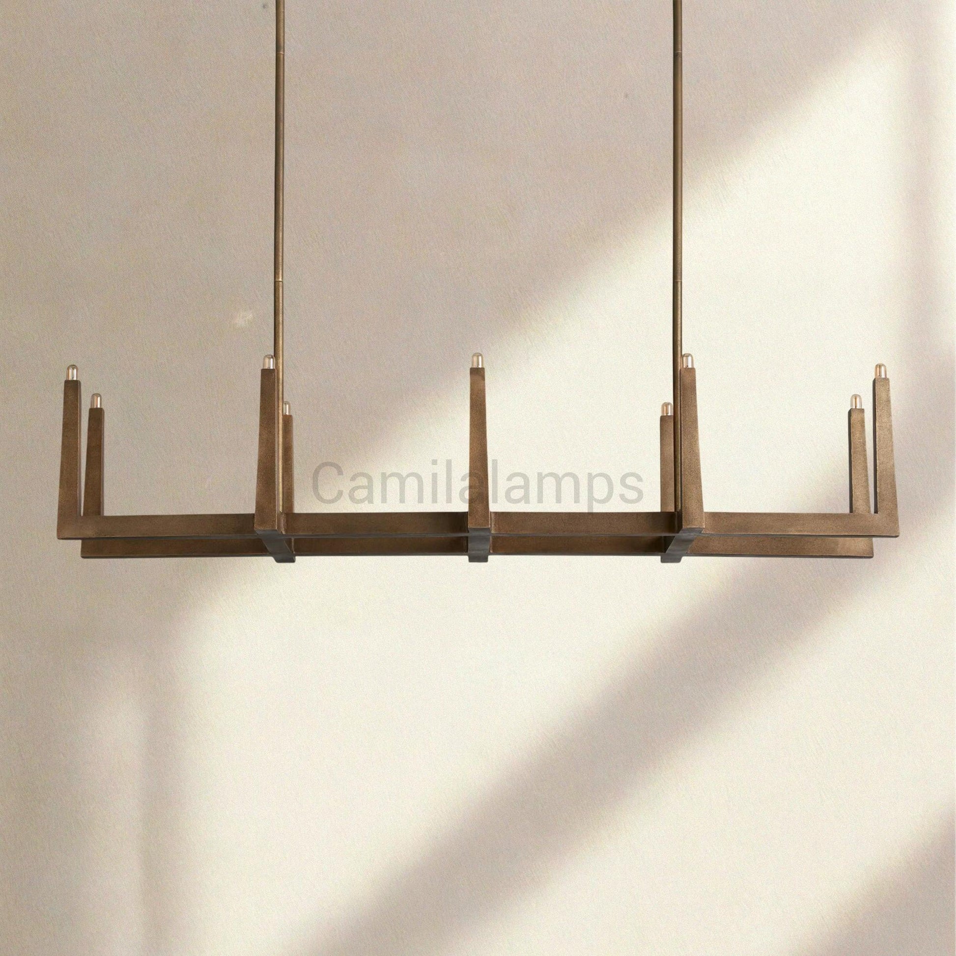 Emmet Linear Chandelier 48" 60" 72" - Camilalamps - BU-Emmet-Linear-2