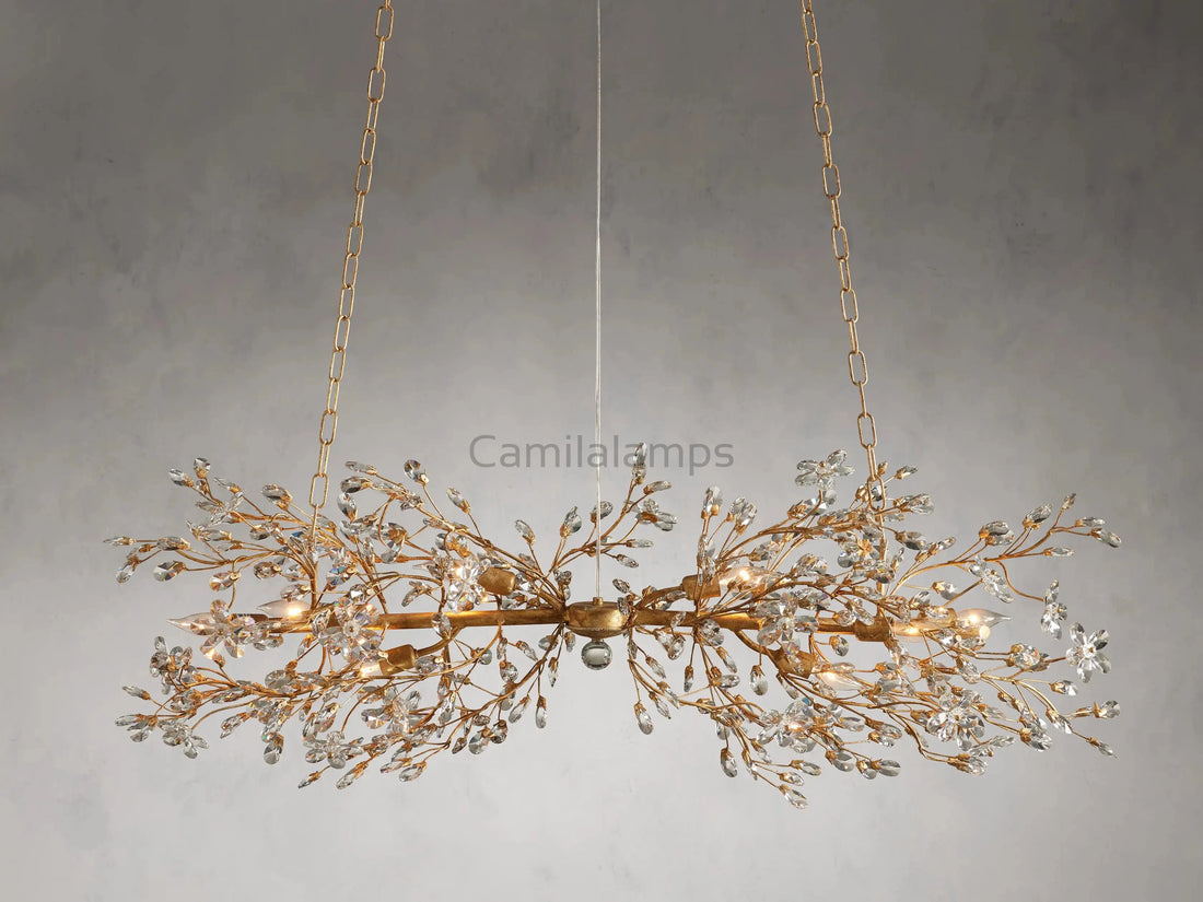 Fiore Linear Chandelier 43"51"68"