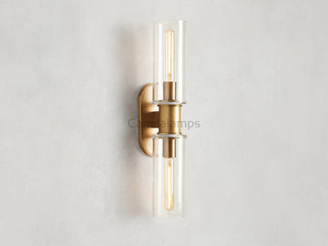 Harlin 2-Light Wall Sconce in Clear