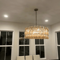 Chiaravalle Clear Glass Round Chandelier 37