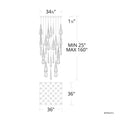 Devotion Linear Chandelier 40 Light - Camilalamps - CA - Devotion403