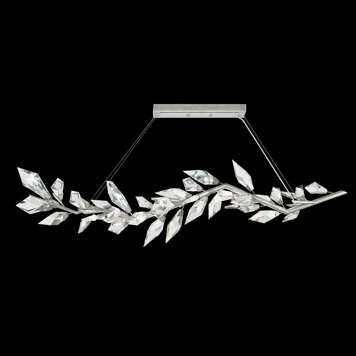 21026L3 72" Linear Crystal chandelier - Camilalamps - CA - K1036