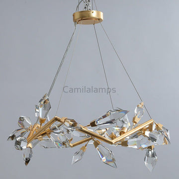 21026R1 34" Crystal Chandelier - Camilalamps - Ca-1K1047
