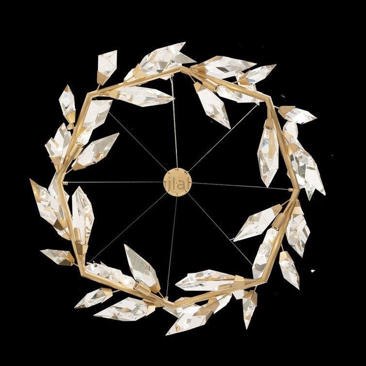 21026R2 55" Round Crystal Chandelier - Camilalamps - CA - K1046