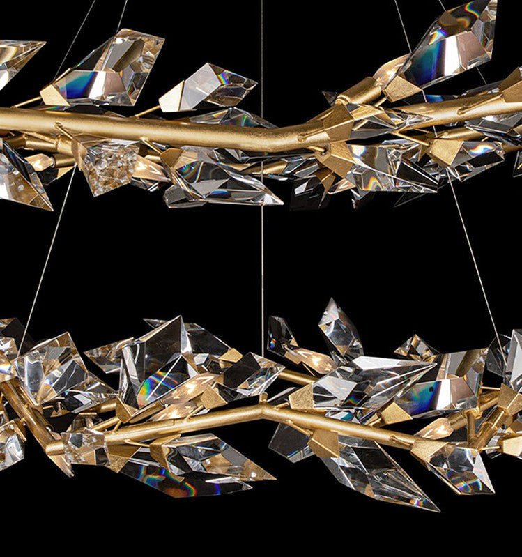 21026R4 55" Round Crystal Chandelier - Camilalamps - CA - K1051