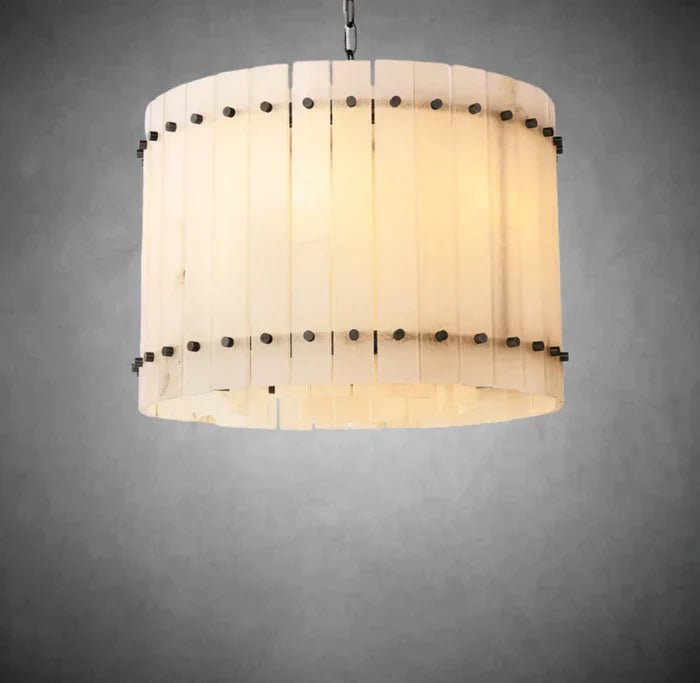 Sun Marcus Alabaster Round Chandelier - Camilalamps - CA - Sun - AAA2