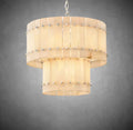 Sun Marcus Alabaster Round Tiered Chandelier - Camilalamps - CA - Sun - RTC03