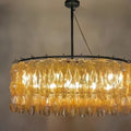 Chiaravalle Clear Glass Round Chandelier 37