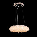24 - 47 Inch Round Clear Geode Quartz Crystal Ring Modern Chandelier for Living Room - Camilalamps - Ca-147-11041-1001