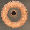 24 - 47 Inch Round Clear Geode Quartz Crystal Ring Modern Chandelier for Living Room - Camilalamps - CA - 47 - 1041 - 002