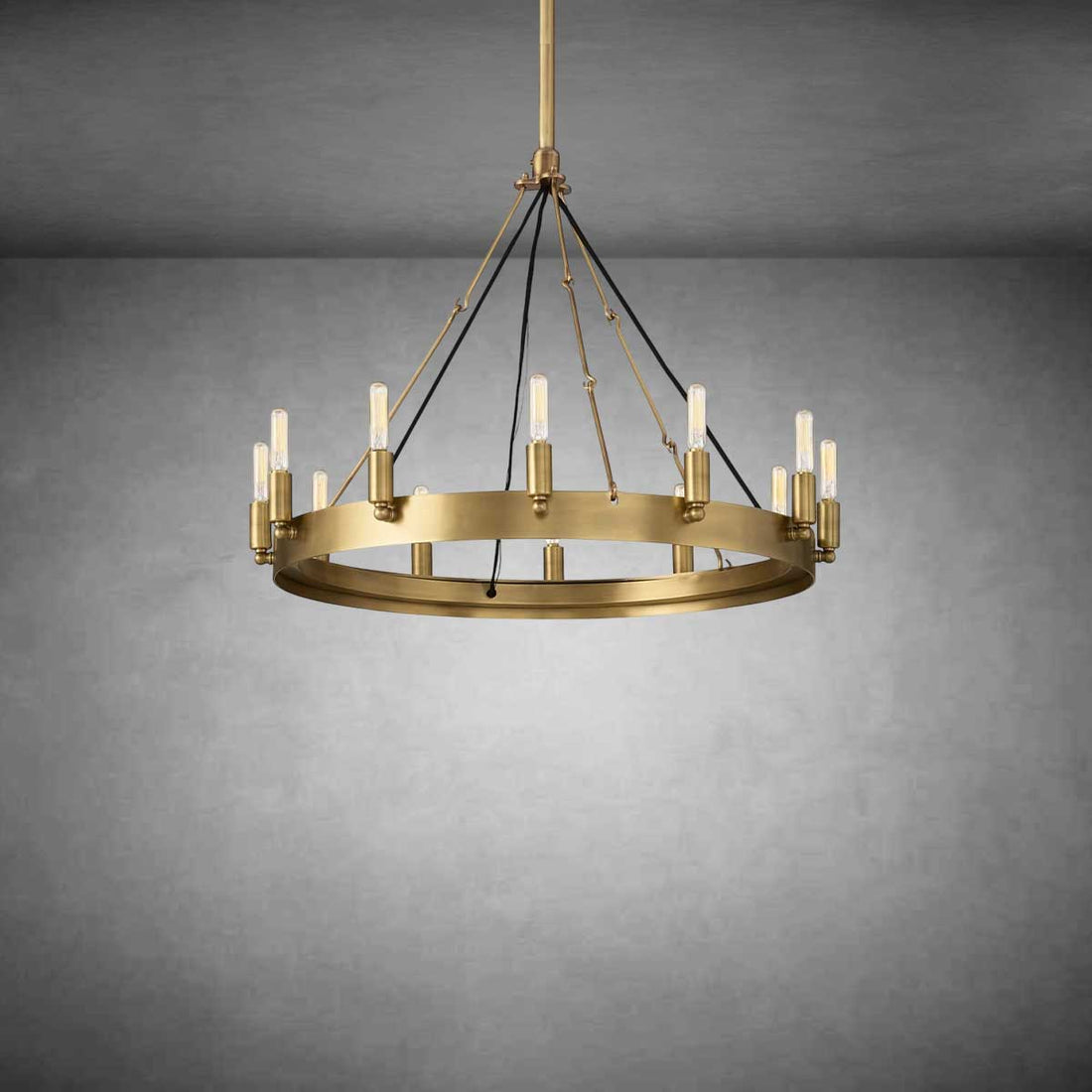 Coviro Round Outdoor Chandelier - Camilalamps - CA-CH2558