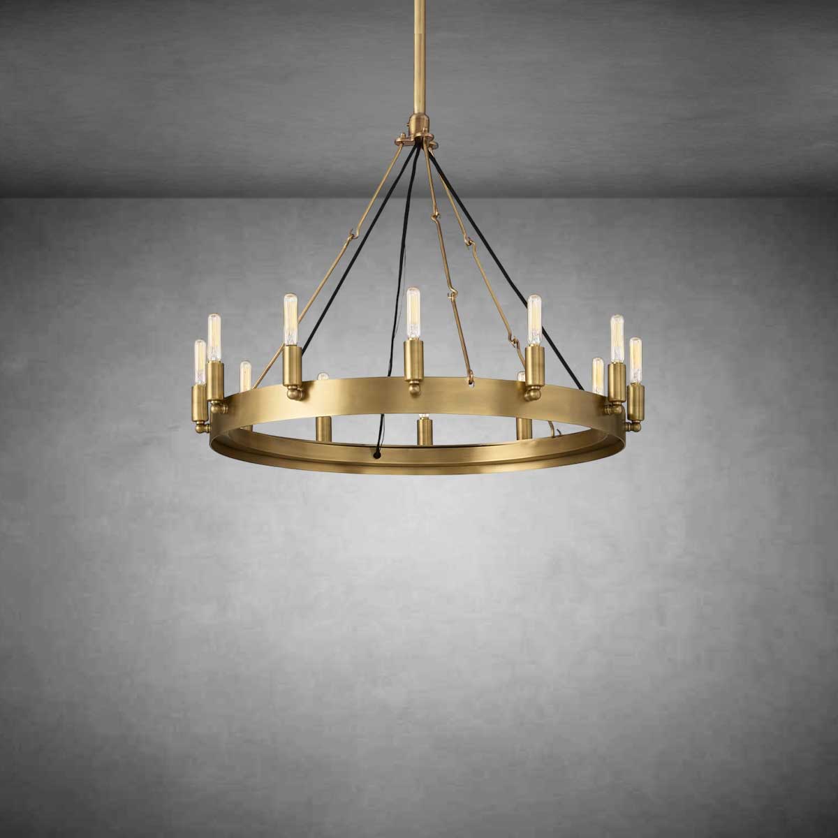 Coviro Round Outdoor Chandelier - Camilalamps - CA-CH2558