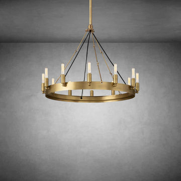 Coviro Round Outdoor Chandelier - Camilalamps - CA-CH2558