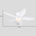 Indoor/Outdoor Recessed Black Ceiling Fan Light - Camilalamps - CA - 42IN - 42CW