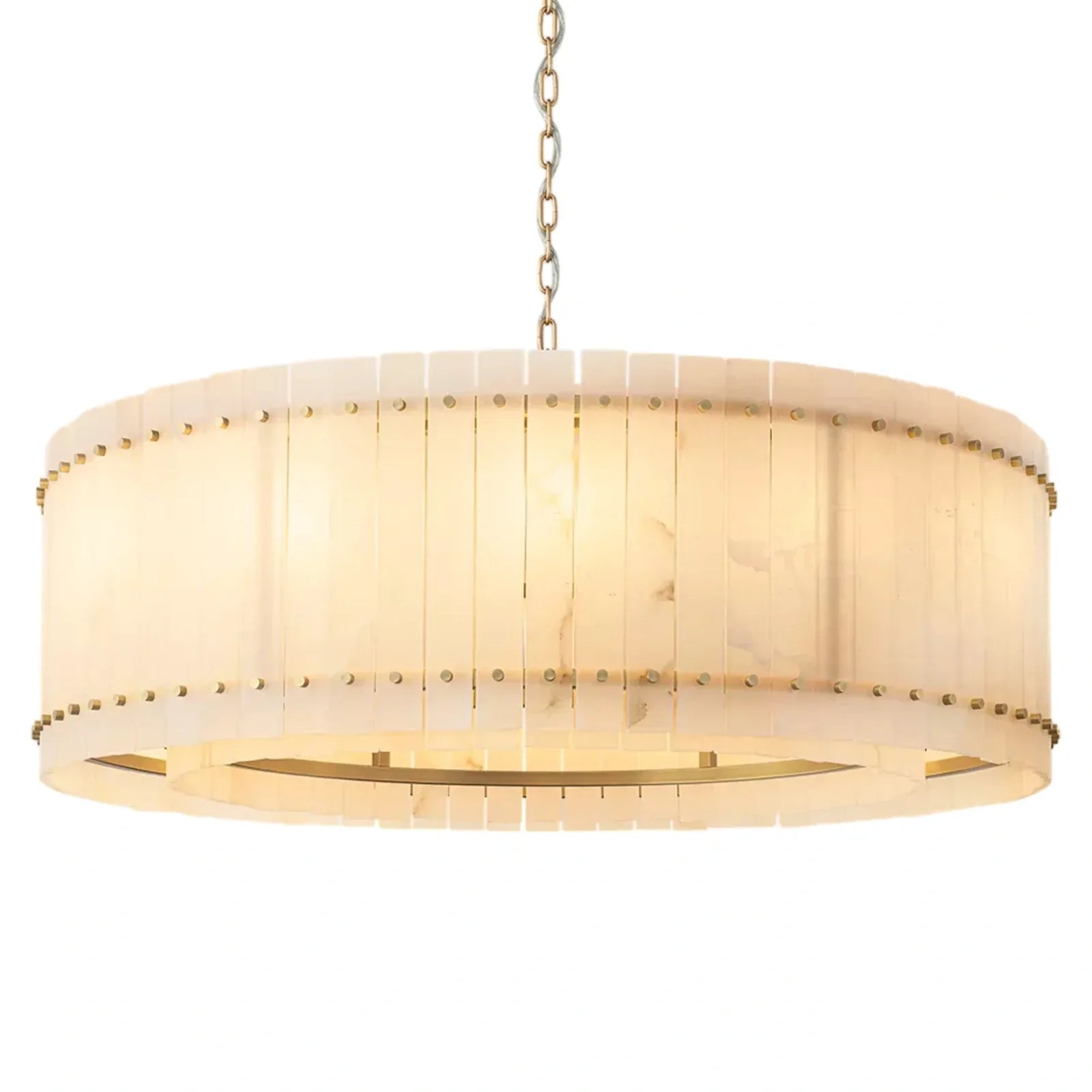 Marcus Alabaster Round Chandelier - Camilalamps - CA - RH - CH - 2552651