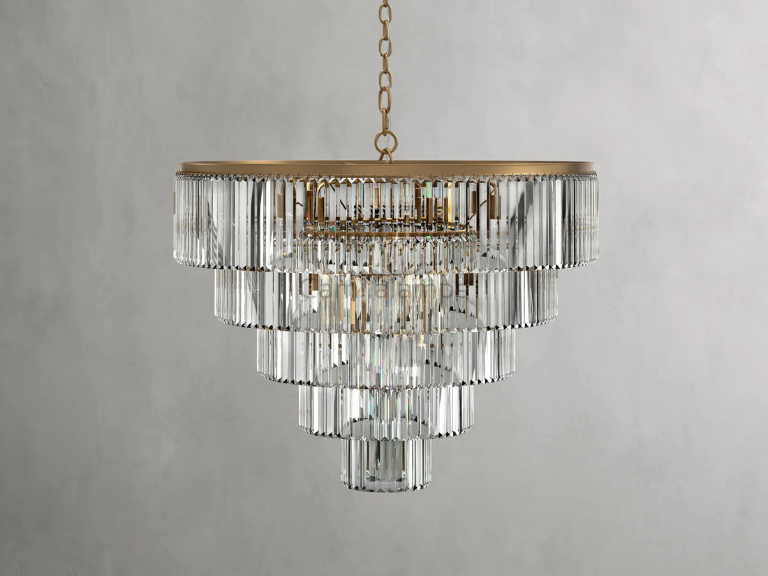 Leyland Tiered Round Chandelier 48"60"
