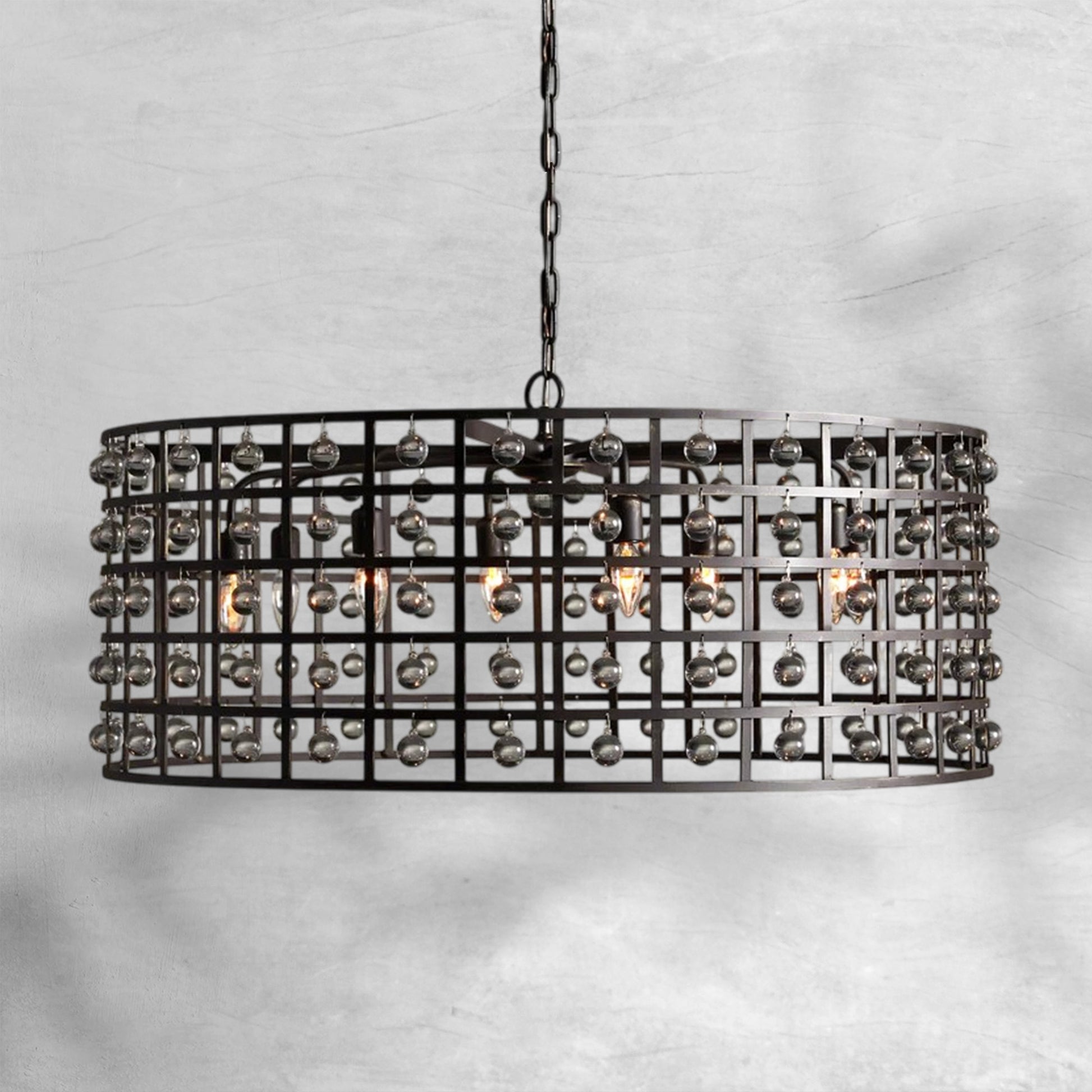 La Cage Round Chandelier - Camilalamps - CA - 636H411