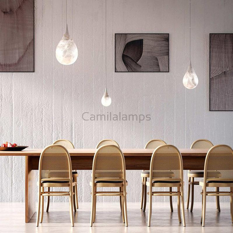 Kevin Alabaster Raindrop Pendant Lighting, Dining Table Pendant Pendant Lighting Kevinstudiolives   