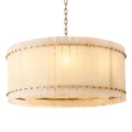 Marcus Alabaster Round Chandelier - Camilalamps - CA - RH - CH - 2552650