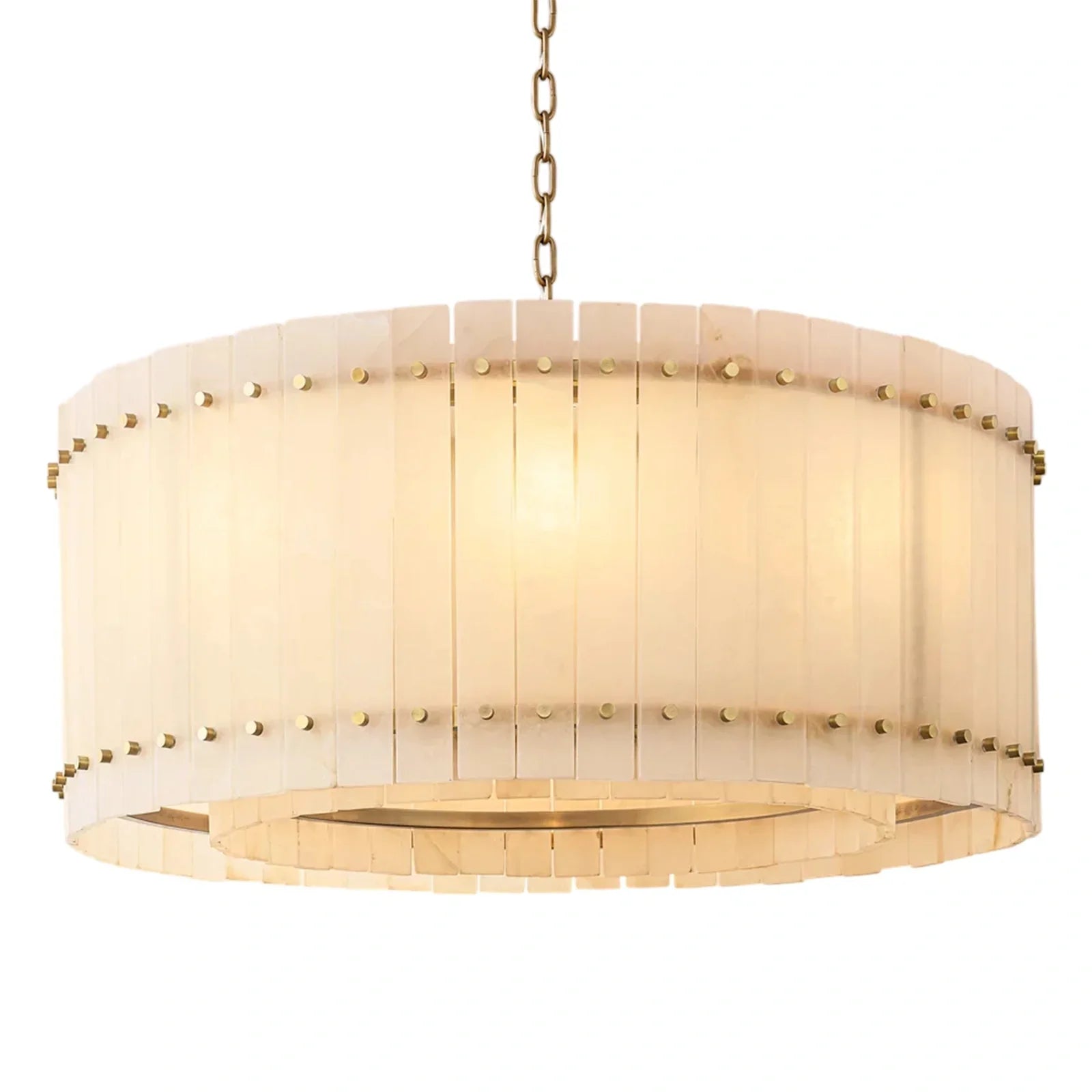 Marcus Alabaster Round Chandelier - Camilalamps - CA - RH - CH - 2552650