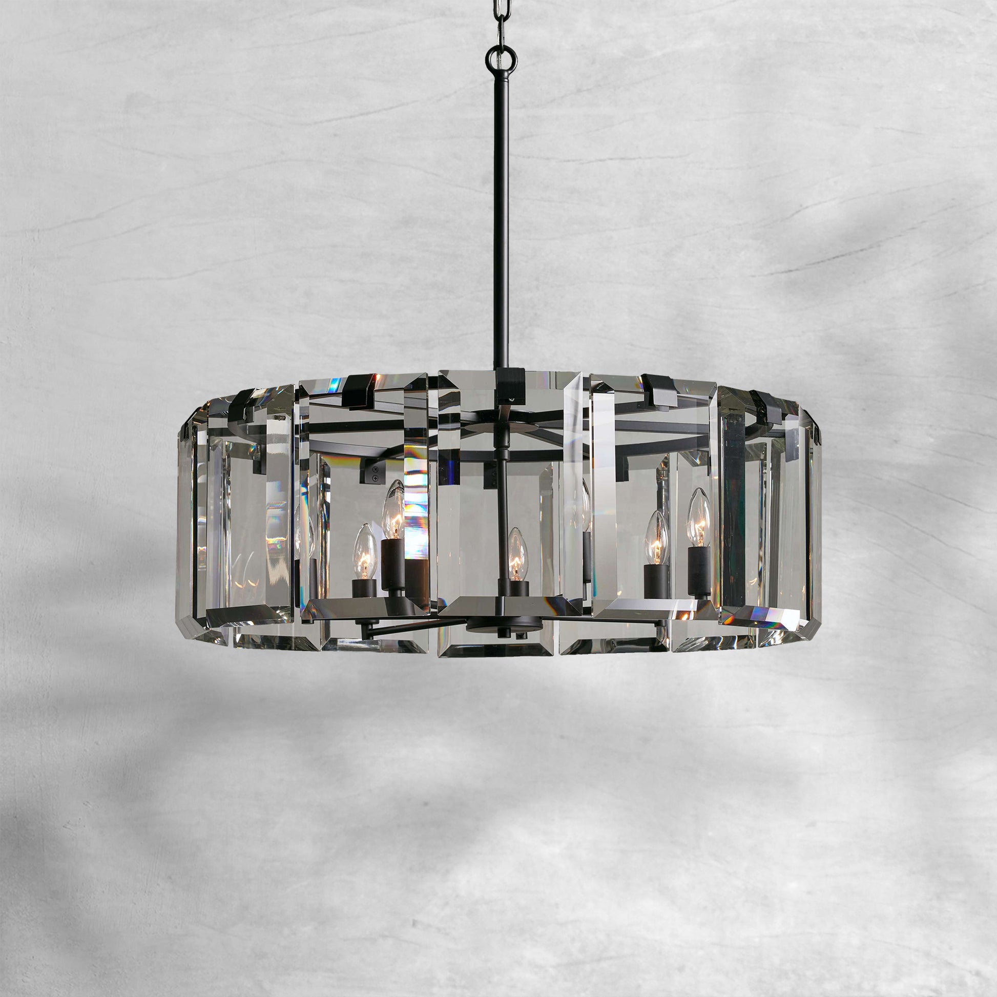 Amaya Round Chandelier 5Light 7Light - Camilalamps - CA - 2036H110