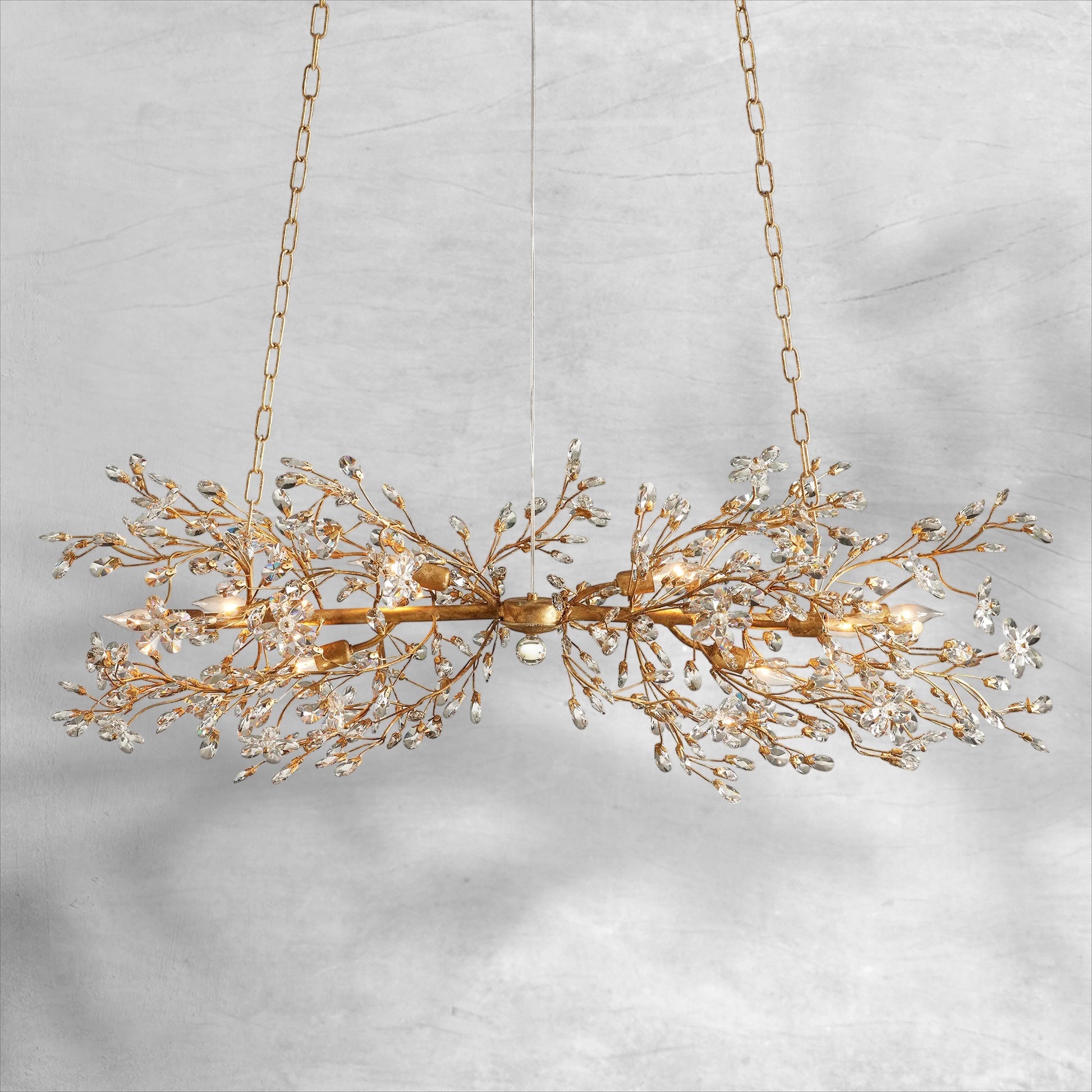 Fiore Linear Chandelier 43"51"68" - Camilalamps - CA - 636H677