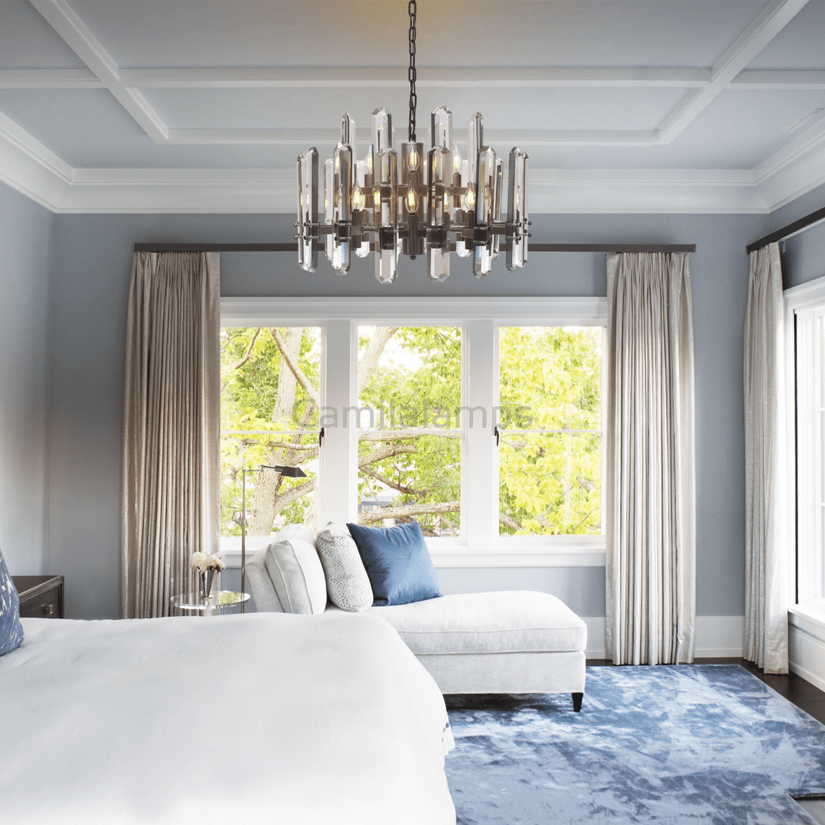 Isolde Crystal Round Chandelier - Camilalamps - CA - LI2024 - C5861