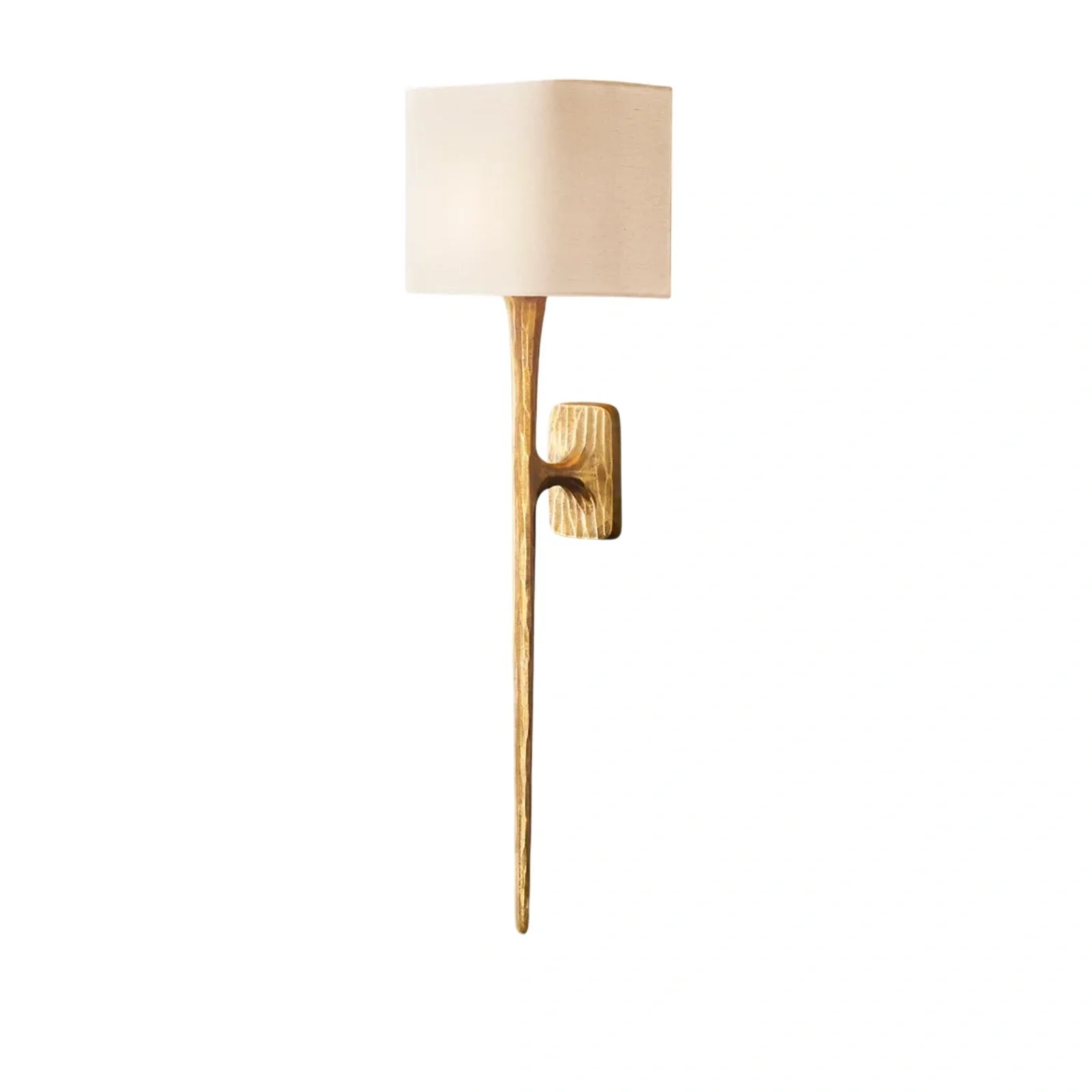 Thaddeas Shaded Hand - Forged Metal Grand Sconce - Camilalamps - CA - RH - PEN - 2552602