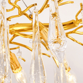 Agnes Aluminum Branch Crystal Chandelier - Camilalamps - ILM0597