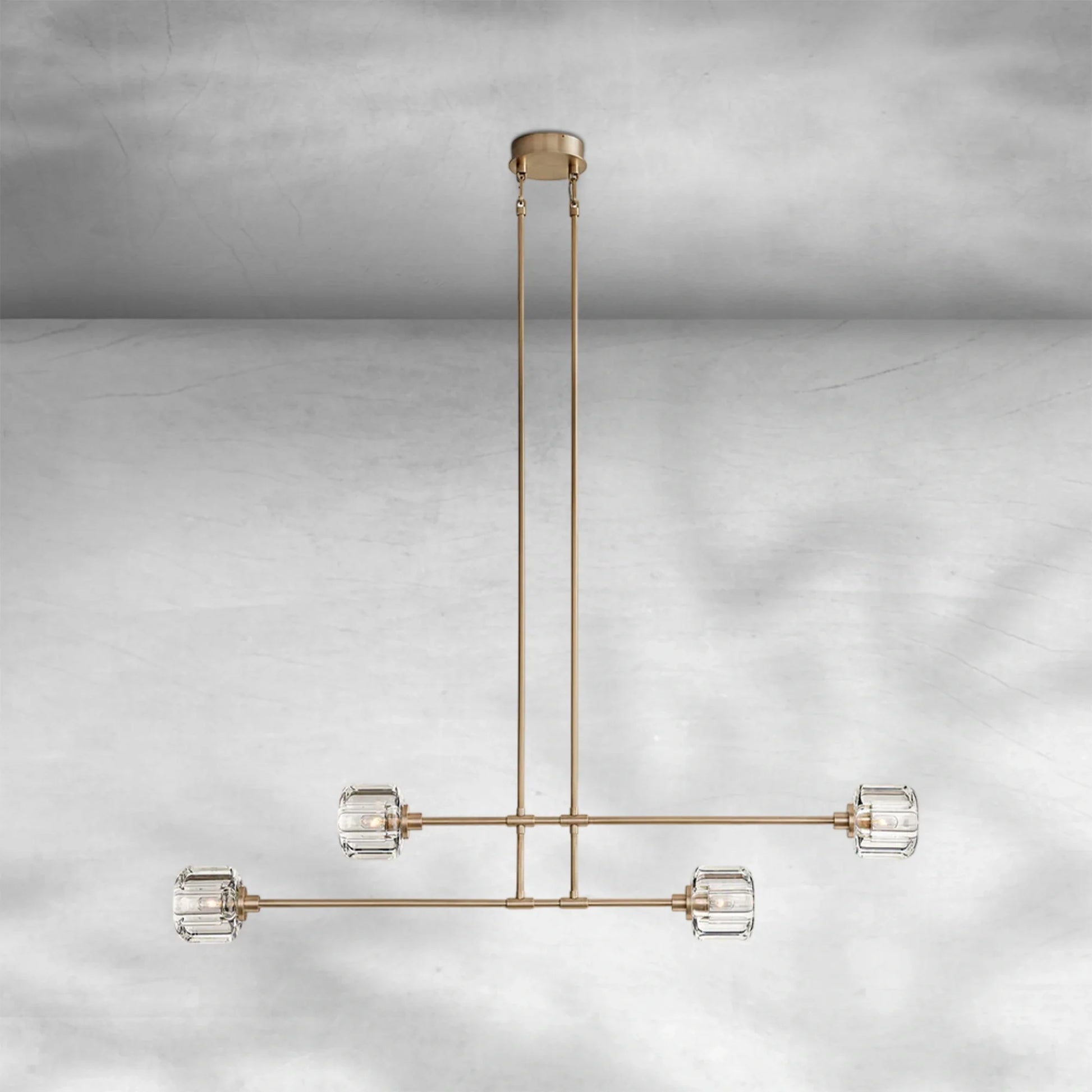 Demaket Mobile Linear Chandelier 54" 72" - Camilalamps - CA-Demaket-MLC5401