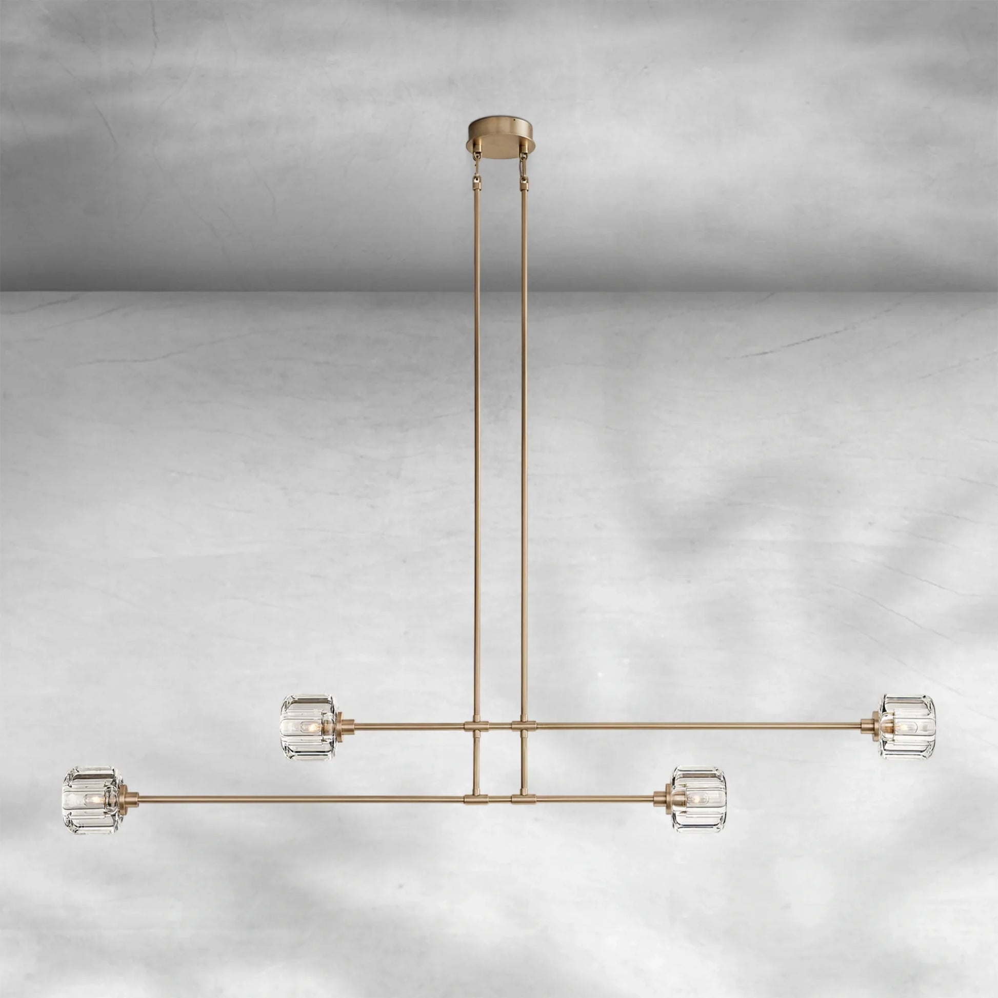 Demaket Mobile Linear Chandelier 54" 72" - Camilalamps - CA-Demaket-MLC7201