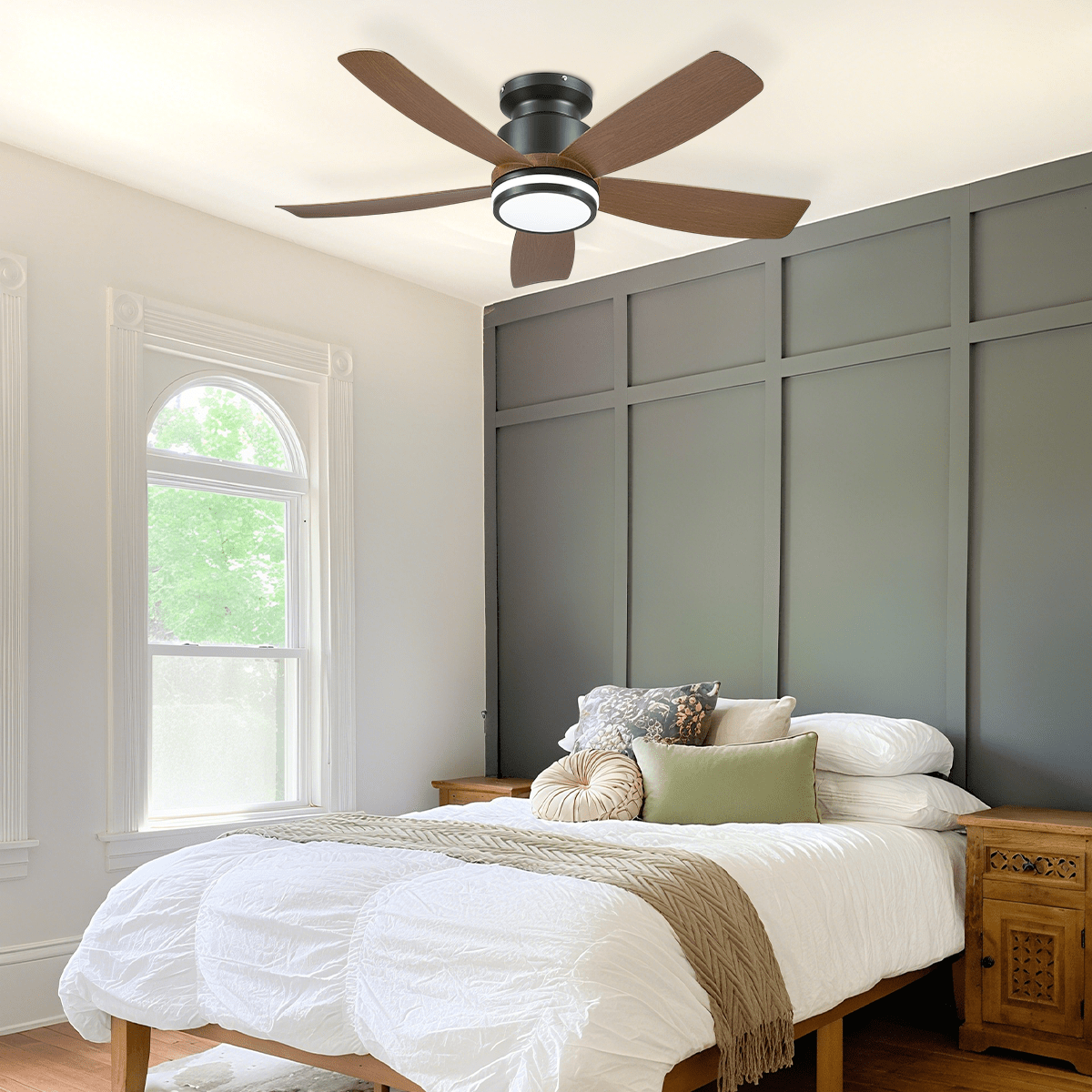 Recessed Remote Control Ceiling Fan Light 41" - Camilalamps - CA - 8233 - 41CZ - 5D