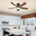 Recessed Remote Control Ceiling Fan Light 41