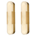Luxury Alabaster Brass Wall Sconce Set of Two - Camilalamps - CA-B0CDP1MH17