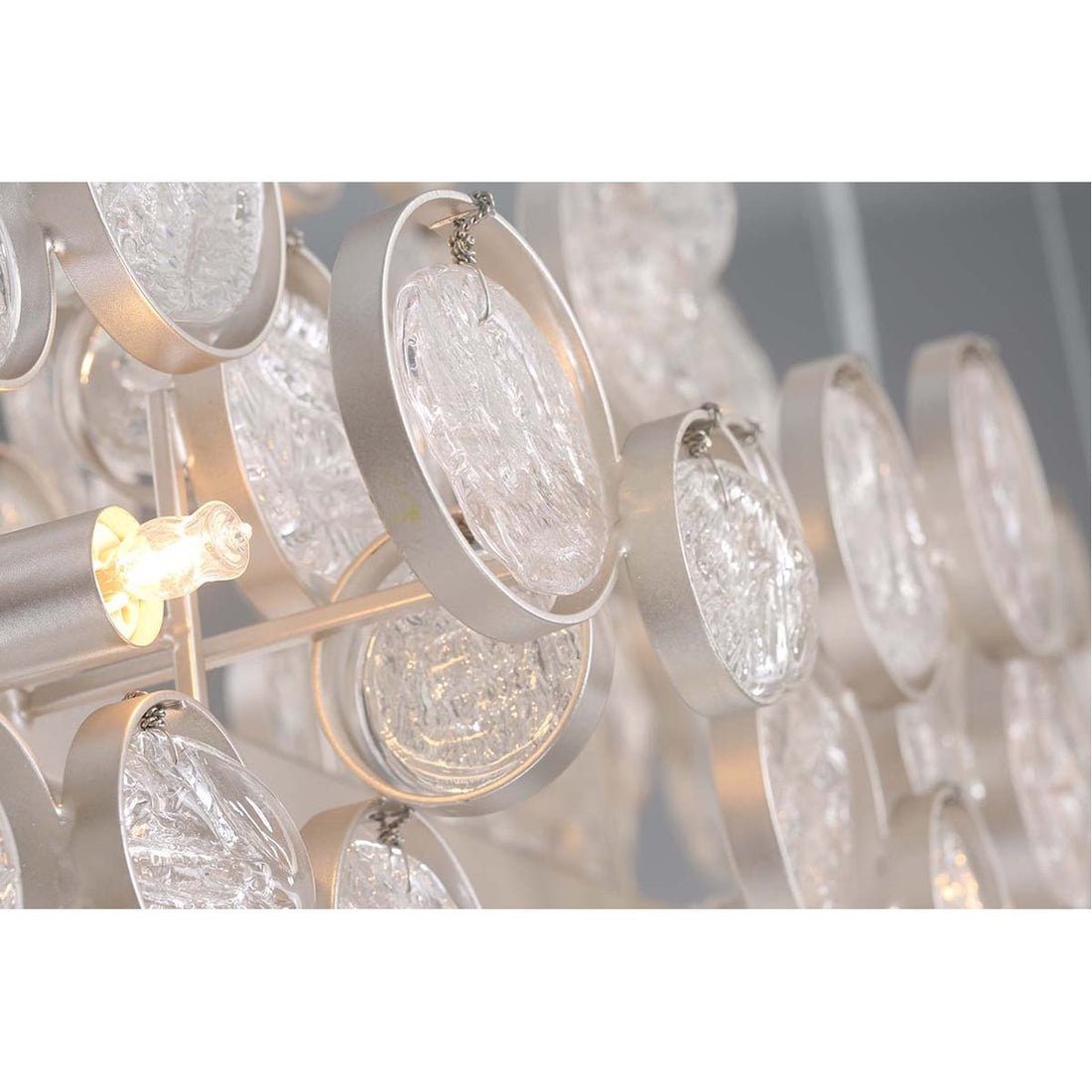 Mirella Trento Clustered Glass Linear Chandelier - Camilalamps - CAARHWS - 2562004