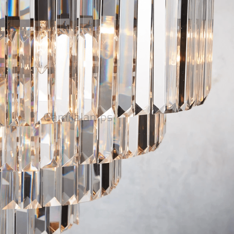 Leyland Tiered Round Chandelier 48"60" - Camilalamps - CA - 662036H748KT