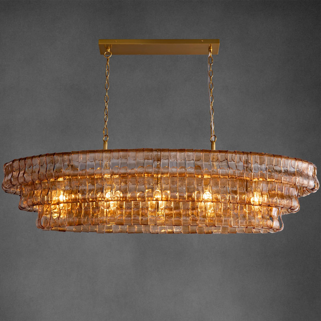 36" Smok Gold Round Drum Large Chandeliers for Dining Room, 6 - Light Modern Hanging Light Fixture for Living Room, Bedroom, Foyer - Camilalamps - B0FGTWTB5T