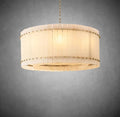 Sun Marcus Alabaster Round Chandelier - Camilalamps - CA - Sun - AAA4