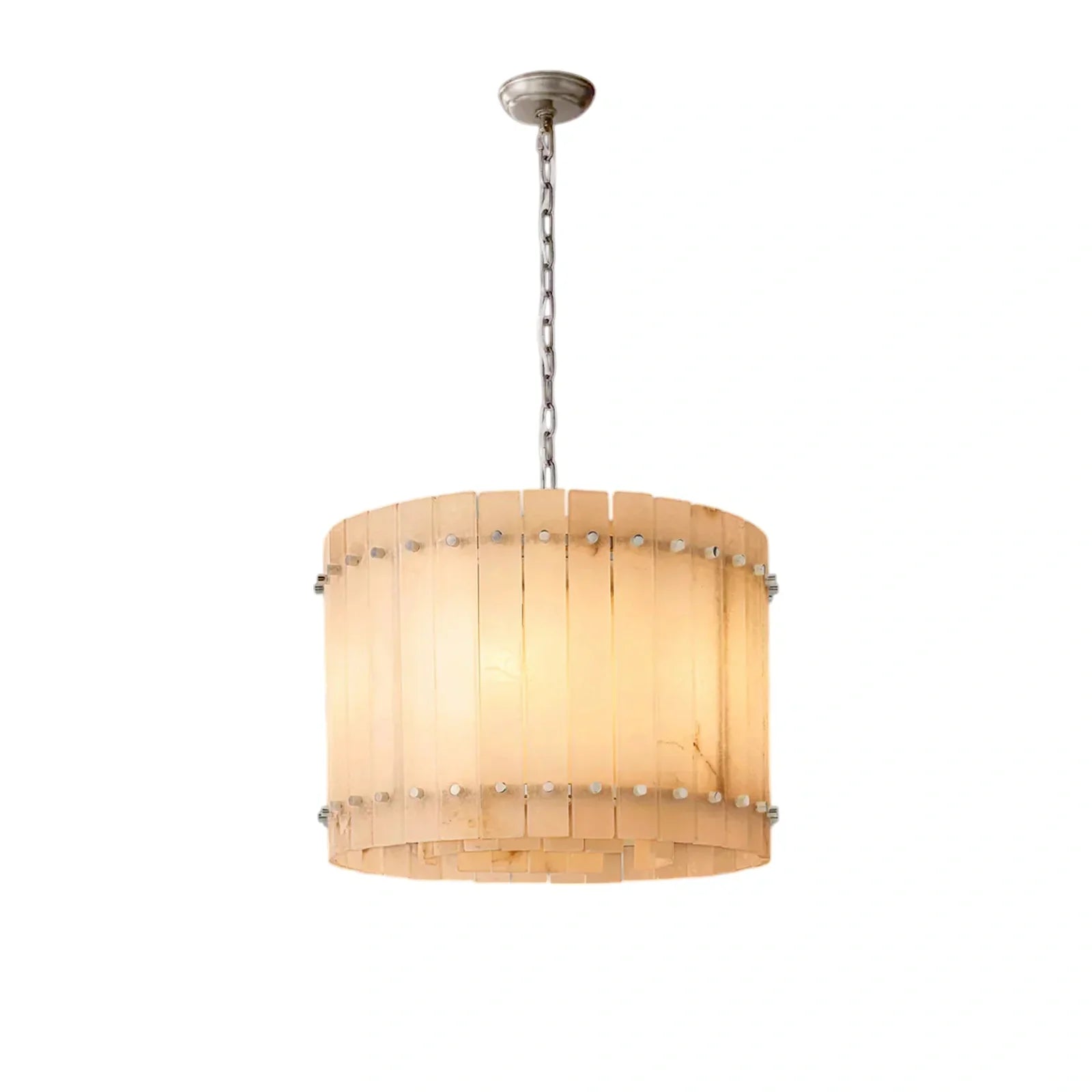 Marcus Alabaster Round Chandelier - Camilalamps - CA - RH - CH - 2552645