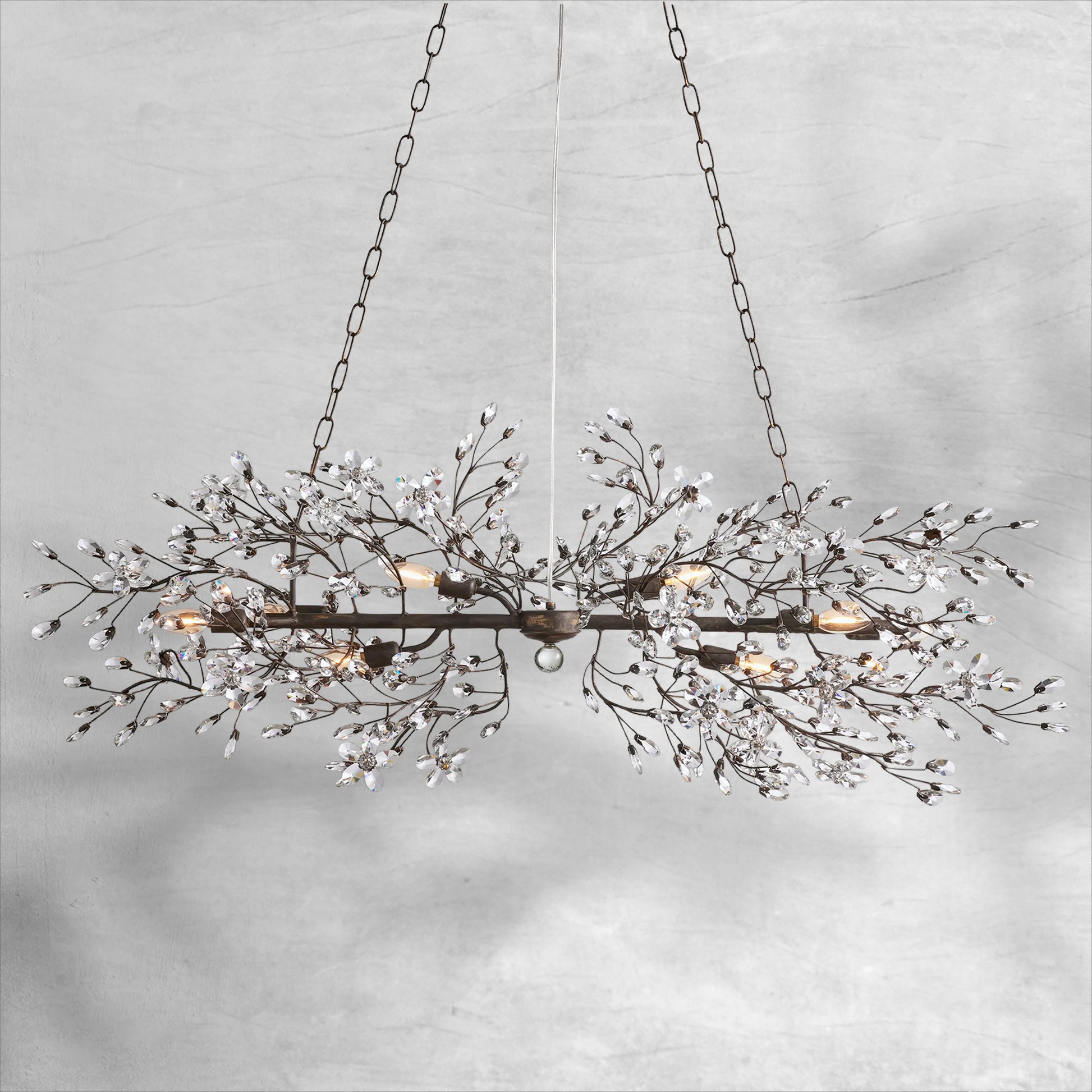 Fiore Linear Chandelier 43"51"68" - Camilalamps - CA - 636H677